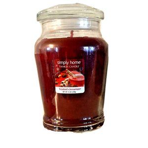 Yankee Candle Simply Home Frosted Cinnamon Candle 12 oz.